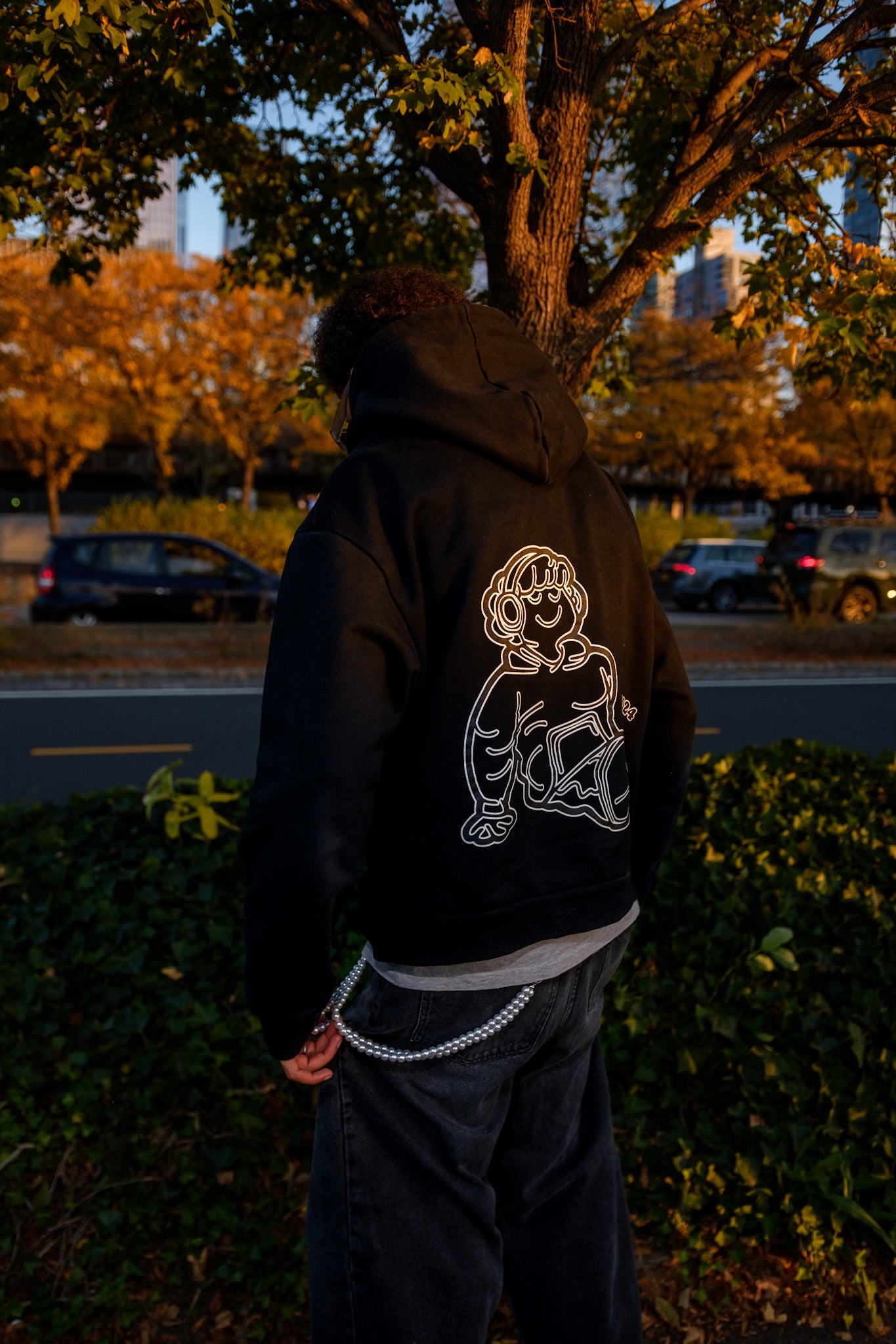 2GOODNY "Sketch Edition" BLACK HOODIE
