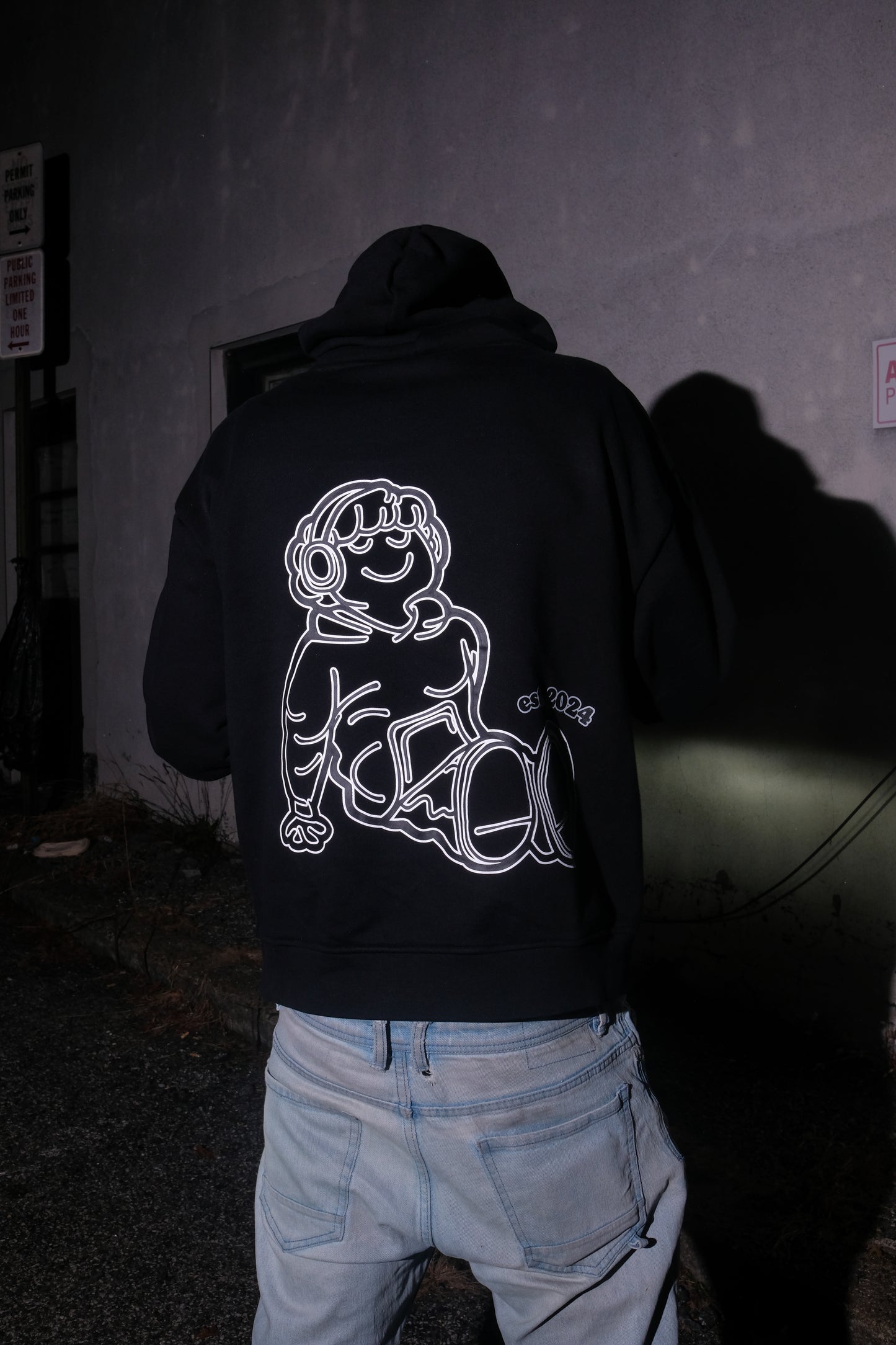 2GOODNY "Sketch Edition" BLACK HOODIE