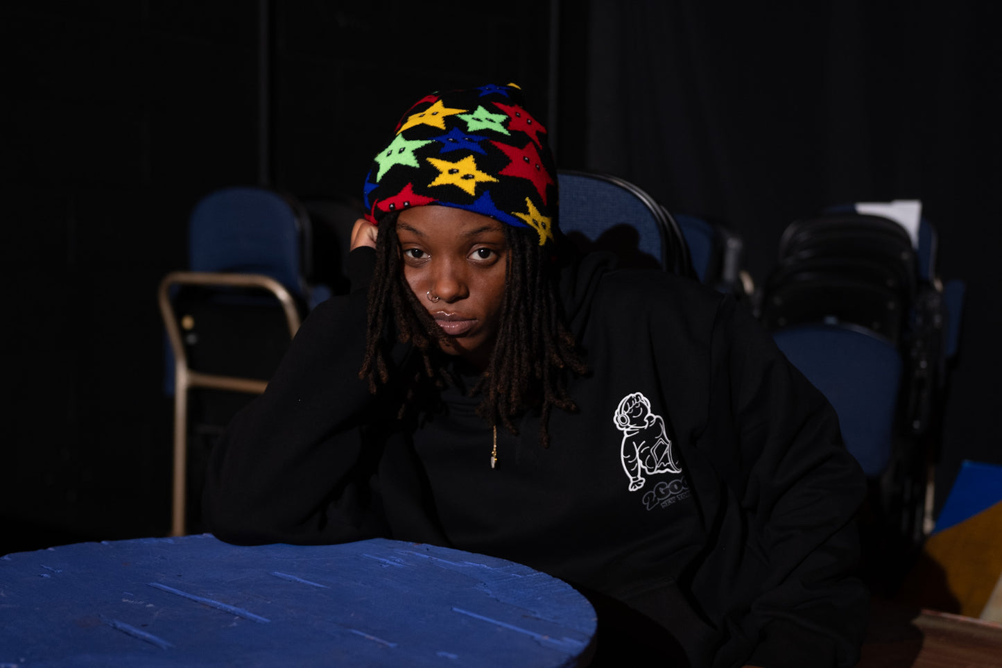 2GOODNY "Sketch Edition" BLACK HOODIE