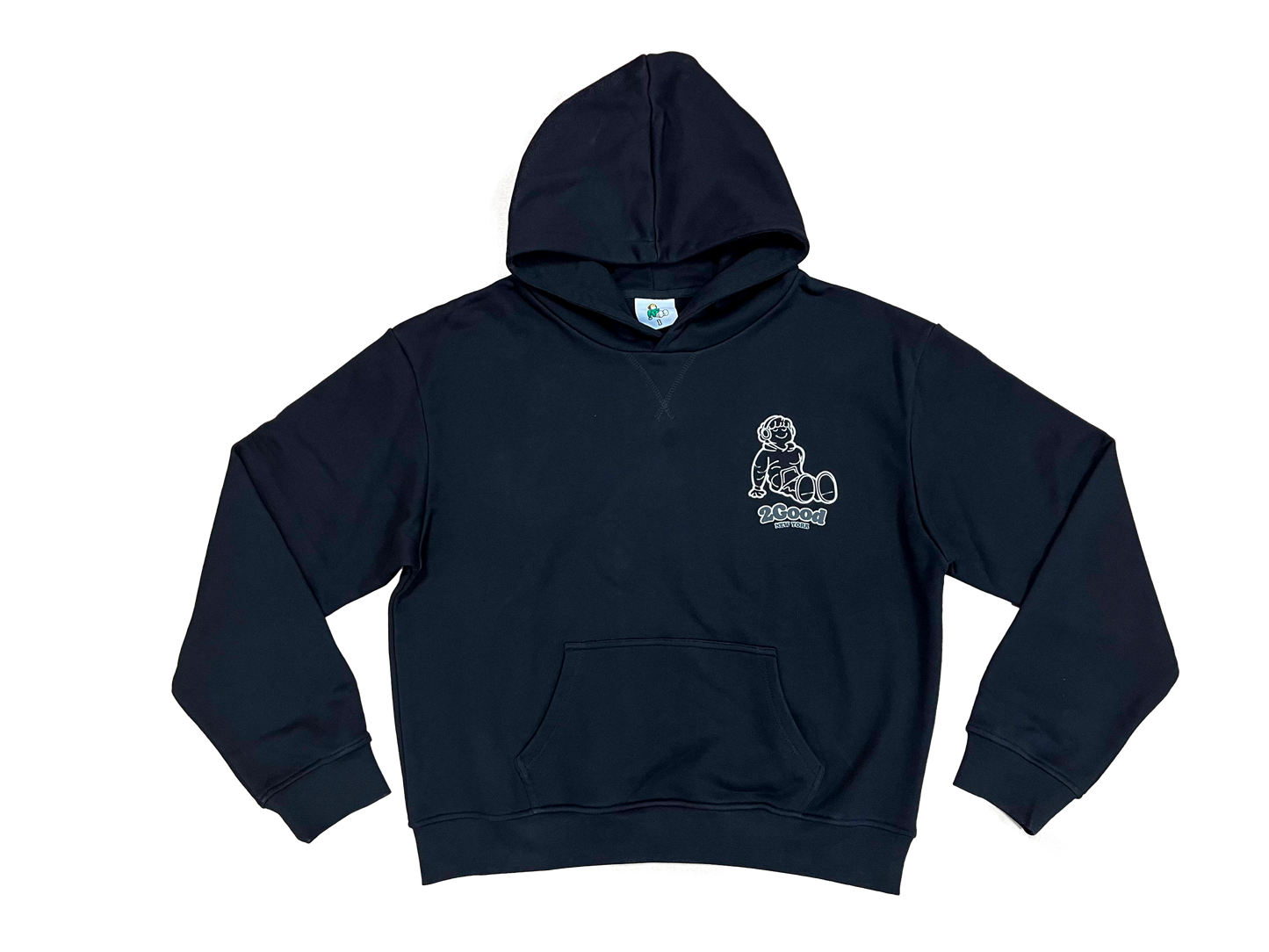 2GOODNY "Sketch Edition" BLACK HOODIE