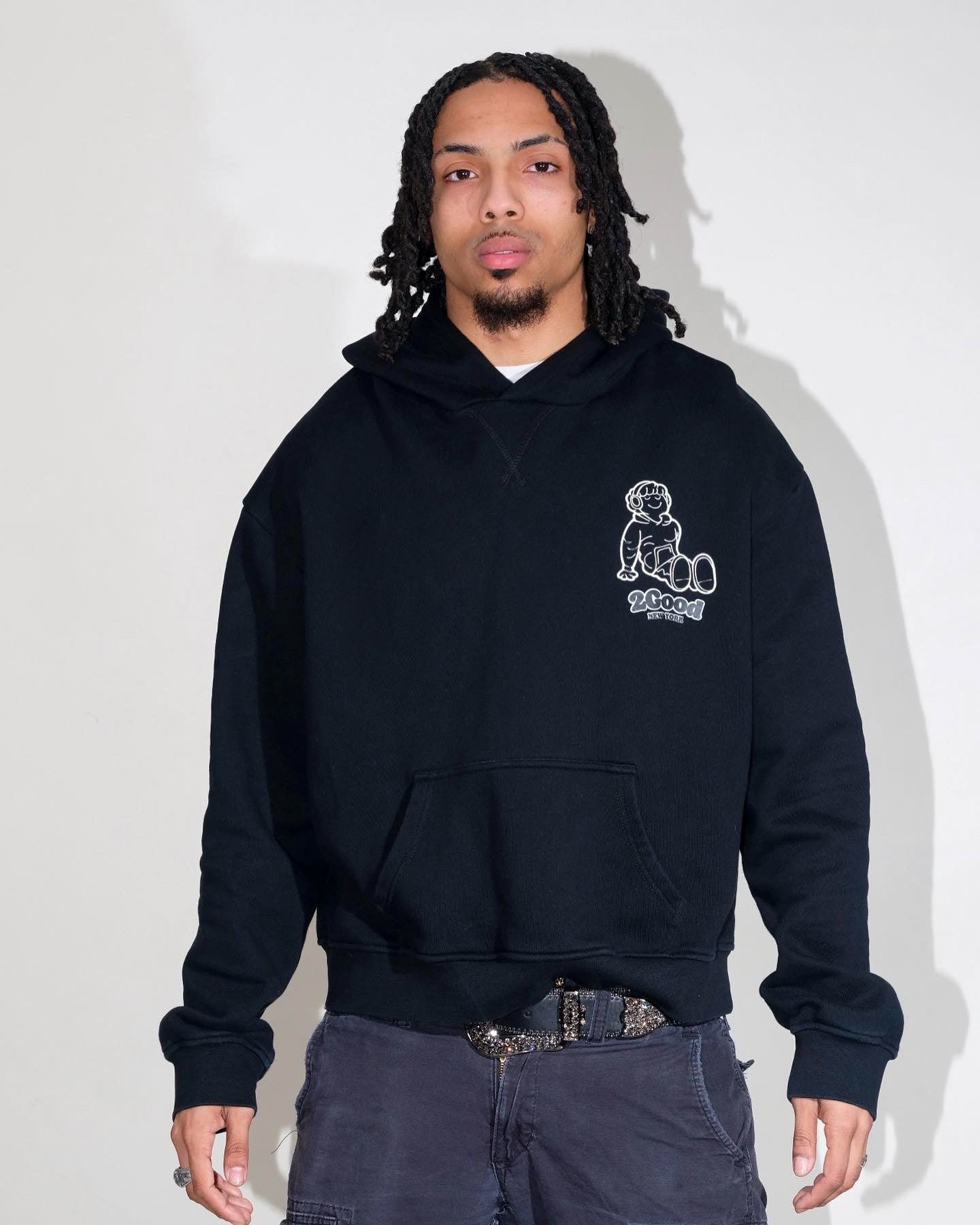 2GOODNY "Sketch Edition" HOODIE (Black)