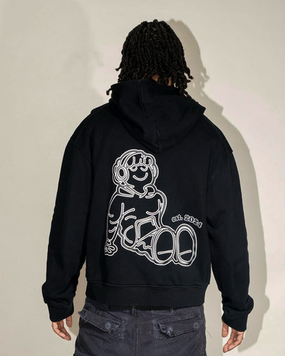 2GOODNY "Sketch Edition" HOODIE (Black)