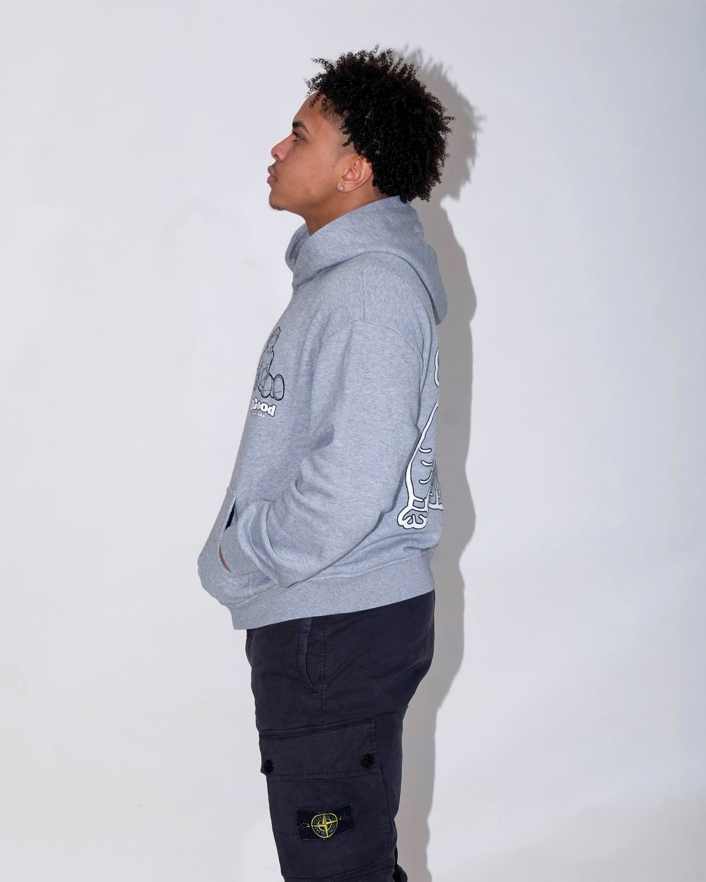 2GOODNY "Sketch Edition" HOODIE (Grey)