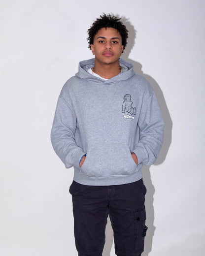 2GOODNY "Sketch Edition" HOODIE (Grey)