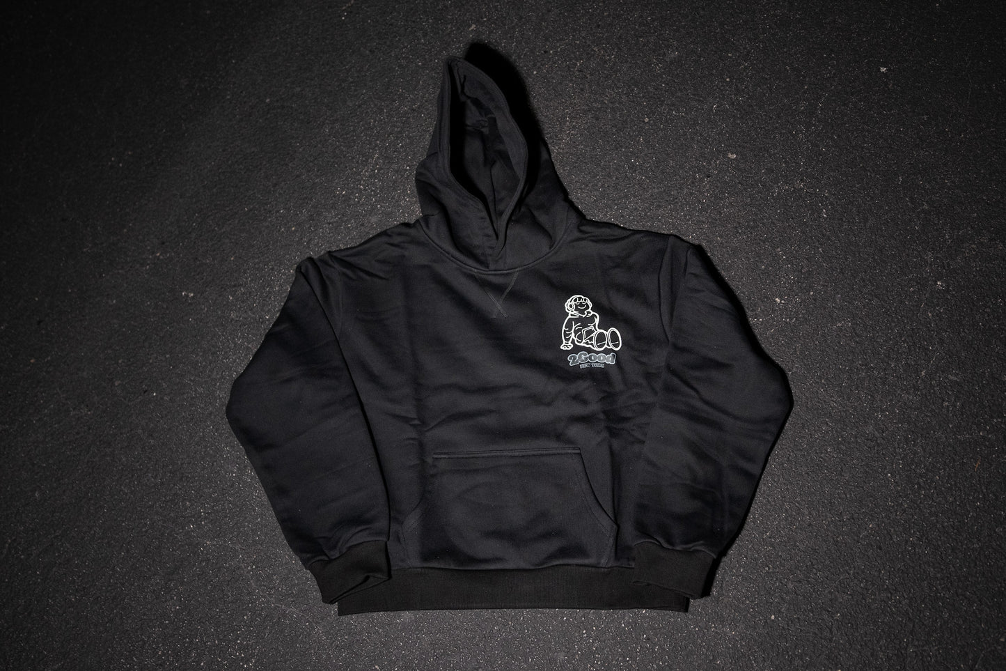 2GOODNY "Sketch Edition" HOODIE (Black)