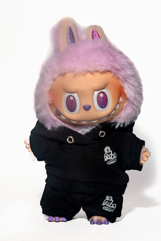 2GOODNY Black “TOY HOODIE & PANTS SET”