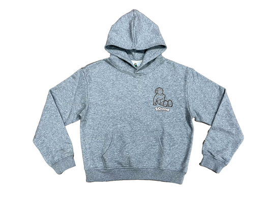2GOODNY "Sketch Edition" COOL GREY HOODIE